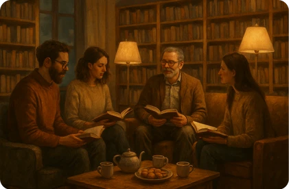 Event Image Cozy Book Club — “The Midnight Library”